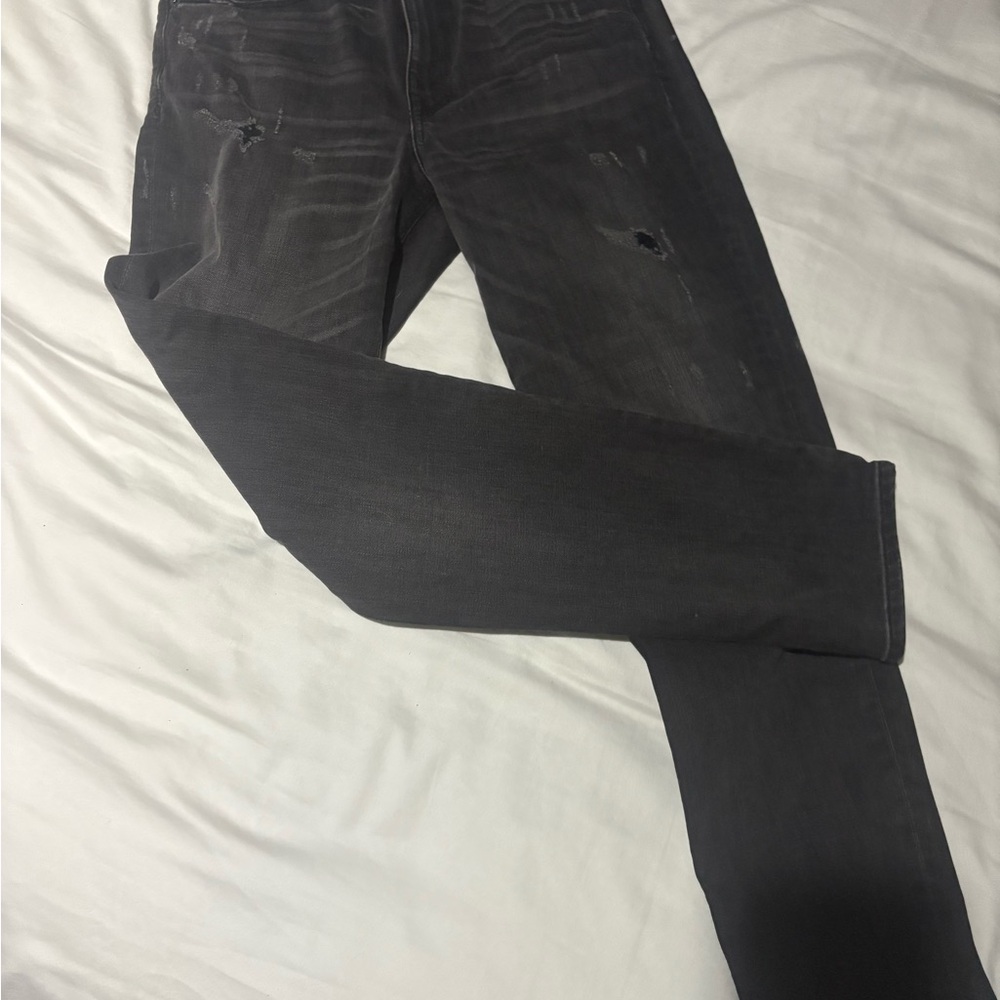 Express Black Boyfriend Jeans